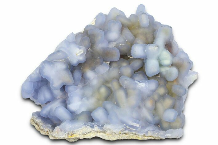 Botryoidal Blue Chalcedony After Anhydrite - Peru #372703